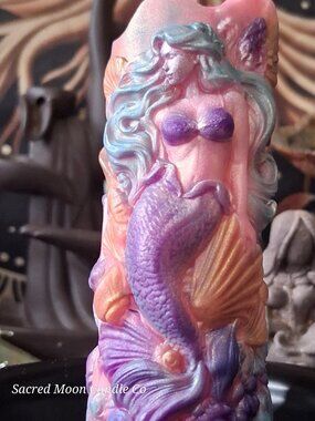 Enchanted Mermaid Pillar Candle
